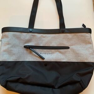 Sherpani Cali, Anti Theft Tote/Travel Bag, Work Bag - Grey/Black